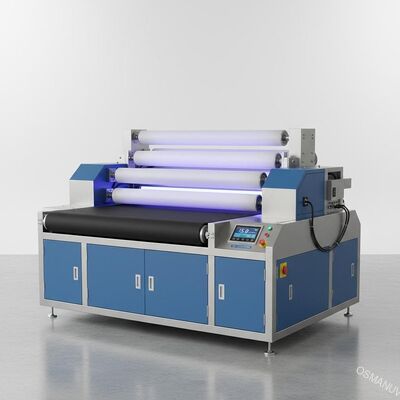 W1320mm 15m / Min Silicone Rollet Uv Coating Machine Untuk Cetak Digital