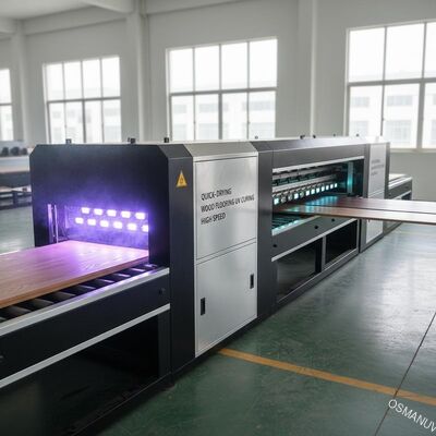 Peralatan Pengeringan UV Lantai Kayu Cepat Kering Dengan Kecepatan Tinggi