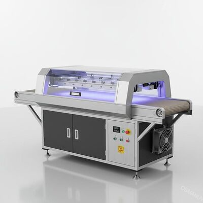 Sistem Konveyor Uv Curing Cahaya Disipasi Panas 380V 50Hz 400mm