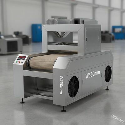 6.8KW W550mm Conveyor Belt UV Curing Mesin Sistem Pendingin Udara