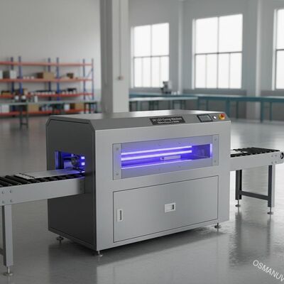 Cold Rolled Plate 1.5mm UV LED Curing Machine 650mm Exposure Width Untuk Mencetak