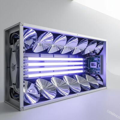 Mesin Uv Curing Uv 1.5mm Tebal 11.5KW Di Dalam Lensa Reflektif