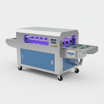 7KW 10m / Min Omron Relay UV Curing Machine Untuk Papan Sirkuit