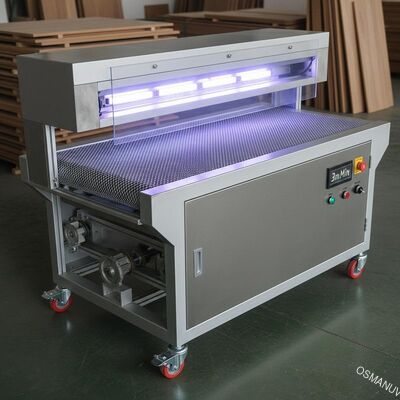 W400mm Conveyor Mesh Width Uv Floor Curing Machine 3m / Min