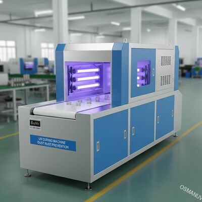8m / Min AC 220V 4.8KW UV Curing Machine Pencegahan Karat Debu