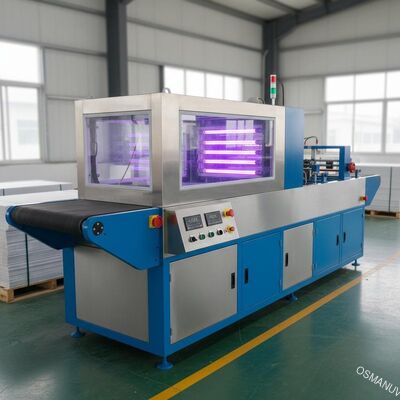 3m / Min Tekanan Kalsium Silikat Papan Mesin UV Curing 410V 50HZ