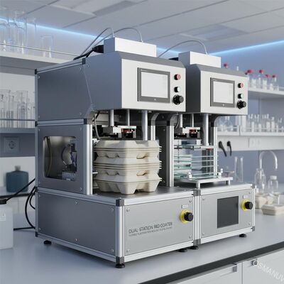 Pelapis R&D Dua Stasiun untuk pengujian multi-substrat. Platform Fleksibel untuk Pulp Molded & Beyond.