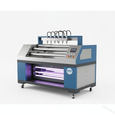 UV Roller Spray Coating Machine Untuk Panel PVC Flat Wood 620Mm KHV Bearing