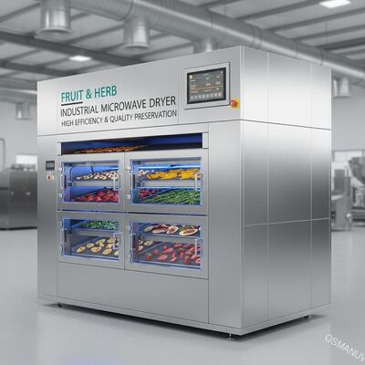 Mesin Pengering Buah Mikrowave Industri & Mesin Pengering Ramuan High Efficiency & Quality Preservation