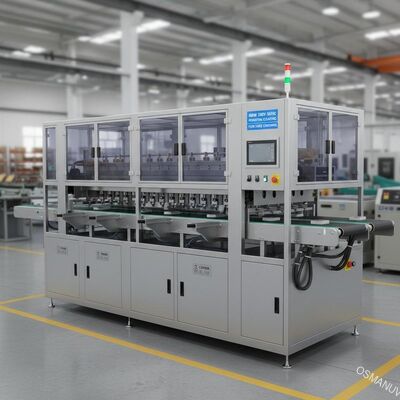 60KW 380V 50HZ Mesin Pelapis Tirai Pneumatik Penyampaian Empat Tahap