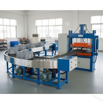 10m / Min 180Degree Turning Conveyor Belt Machine / Mesin Vulkanisir Belt Konveyor