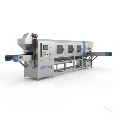 Peralatan pengeringan microwave 1-10m/min yang dapat disesuaikan untuk industri dan eksperimen
