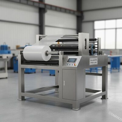 1600mm Lebar Film Laminating Mesin Dengan Kapasitas 3000KG stainless steel