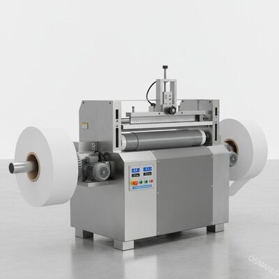 Profesional 400mm Scrape Coating Machine 0.1-10m/Min Otomatis Rewinding