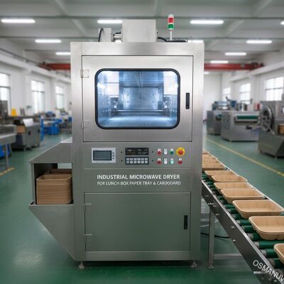 Pengering Mikrowave Industri Untuk Lunch Box Paper Tray Kartu papan