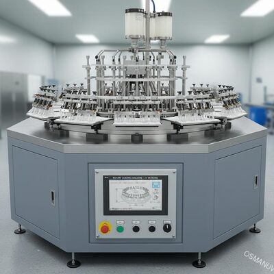 Mesin Lapisan Rotary 24 Stasiun Kerja untuk industri kemasan makanan