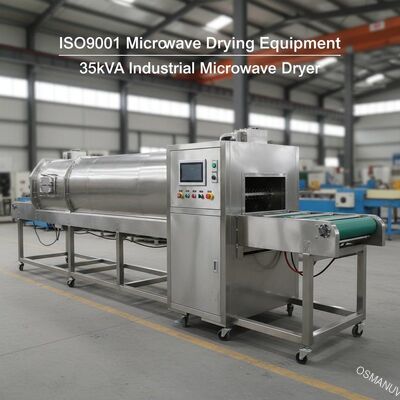 ISO9001 Peralatan pengeringan gelombang mikro 35kVA Pengering gelombang mikro industri