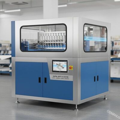 Digital Spot Uv Coating Machine Semprot Cat 380VAC W1300mm