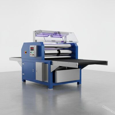 620mm Lebar Double Roll UV Coating Machine 10KW Untuk Lantai