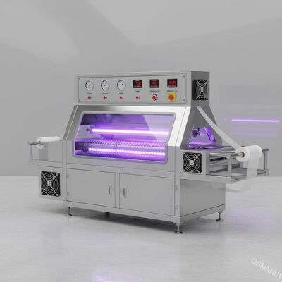18KW SS304 Mesh Belt UV Curing Machine Untuk Film / Kertas
