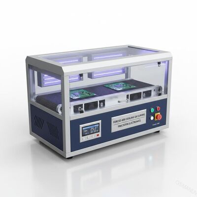 Pendingin Udara Paksa UV Curing Machine 380V Untuk Produk Elektronik Presisi