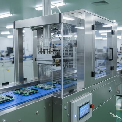 Mesin Pelapis Tirai Pneumatik Menyampaikan Untuk Industri Elektronik