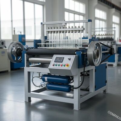 620Mm Lebar Pneumatik Tirai Coater 50m / Min Struktur Katrol