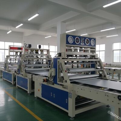 500mm Ketebalan Adjustable Angle Roller Coating Equipment 20m / Min