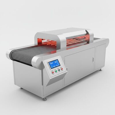 Teflon Infrared Drying Machine Teflon Conveyor Belt System Kontrol Suhu