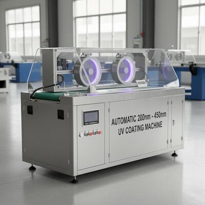 Mesin Pelapis UV 200nm - 450nm Otomatis Dengan BKC Thermostat