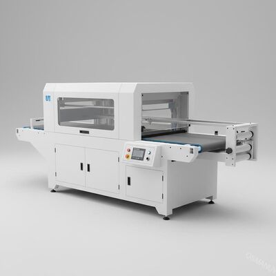 Manual Uv Coater Untuk Digital Printing, White Coil Coating Line 800mm
