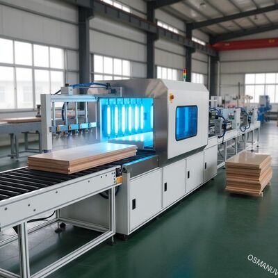 Lini Produksi Cat Semprot Mesin Pelapis UV Untuk Papan Ketebalan 150mm