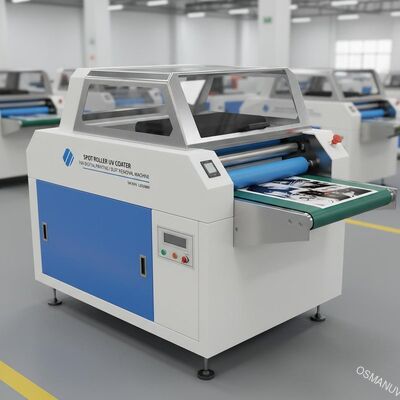Spot Roller Uv Coater Untuk Mesin Pencetakan Digital / Penghapusan Debu 5m / Min L650mm