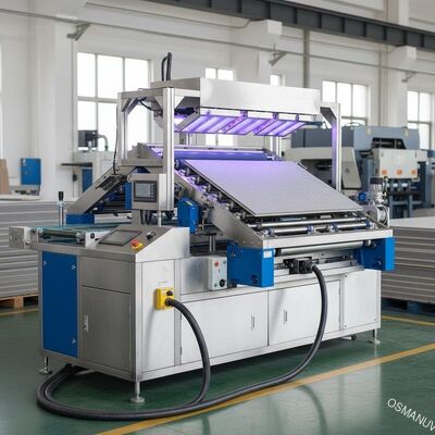 Mesin Pelapis UV 90deg Rotating Electric Untuk Fiberboard semen