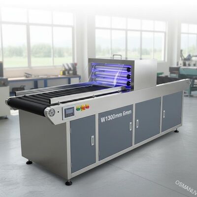 Mesin Pelapis UV Pelindung Ketebalan / Mesin Curing Uv W1300mm 6mm