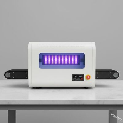 220V 50HZ Komputer Lampu Putih UV LED Curing Machine 200m / Min