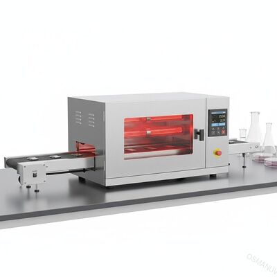 Oven pengeringan IR kompak yang dapat diprogram dengan konveyor untuk pengujian R&D berkelanjutan