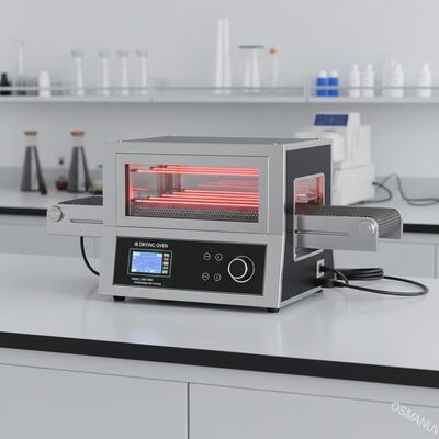 Oven pengeringan IR kompak yang dapat diprogram dengan konveyor untuk pengujian R&D berkelanjutan