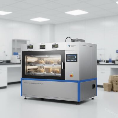 Pengering gelombang mikro multi-zona presisi dengan umpan balik kelembaban real-time untuk cetakan pulp berkualitas tinggi