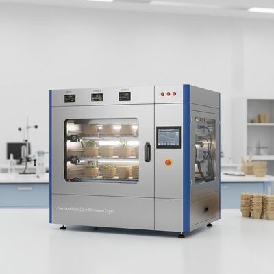 Pengering Microwave Multi-Zona Presisi dengan Umpan Balik Kelembaban Waktu Nyata untuk Pencetakan Pulp Berkualitas Tinggi