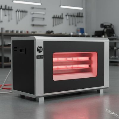 Tingkat kebisingan di bawah 75dB Mesin pengering inframerah dengan konsumsi daya 2,5KW