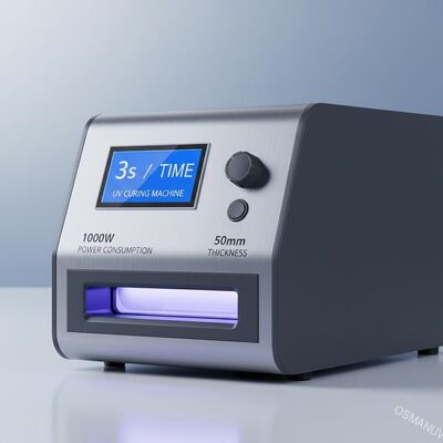 3s / Time Mesin UV Curing 1000W Konsumsi Daya 50mm Ketebalan