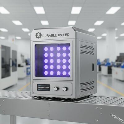 Mesin pengerasan UV LED tahan lama untuk jalur produksi - Panjang gelombang 365nm 300mm*300mm*400mm