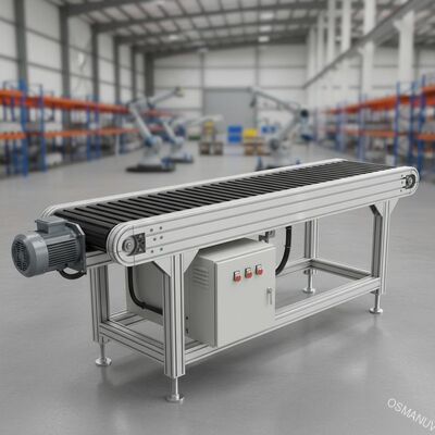 PLC Control Belt Conveyor System 220V Untuk Otomasi Industri