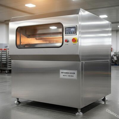 Mesin pengering inframerah dengan suhu udara konstruksi stainless steel 0-200C