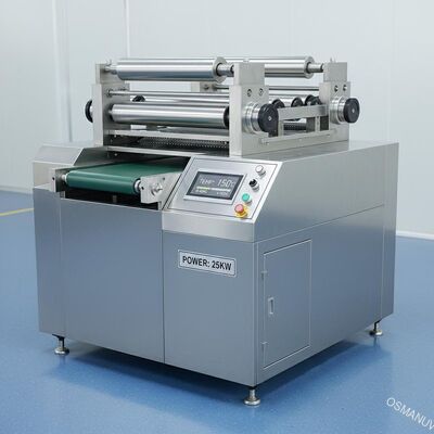 Mesin laminasi film 25KW dengan kisaran suhu 0-300C stainless steel