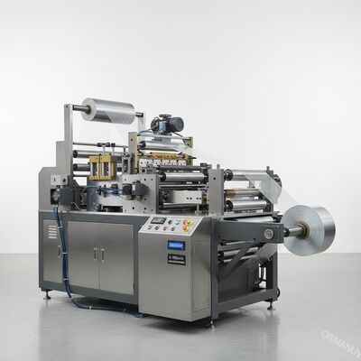 Mesin laminasi film tegangan 380V/50HZ dengan 0-100m/min High Speed Rewinding