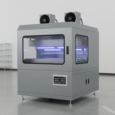 Mesin pengeras UV dengan 500mm*600mm*1000mm Dimensi dan Konsumsi