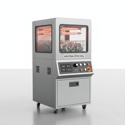 Mesin pengering inframerah kelas industri Kapasitas 50kg Desain hemat ruang