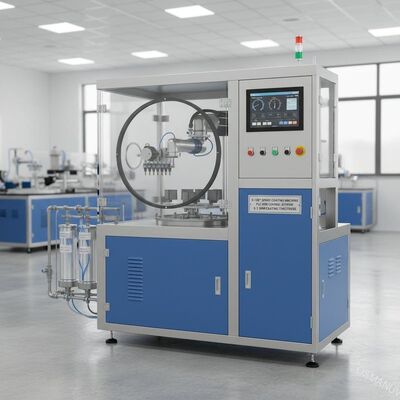 0-180° Mesin Lapisan Semprot dengan Sistem Kontrol PLC/HMI untuk Ketebalan Lapisan 0,1-3 mm